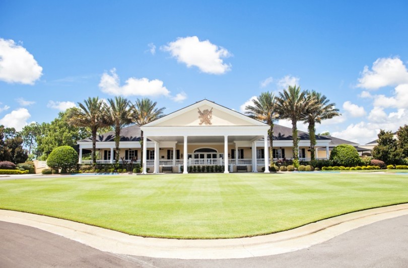 The clubhouse at Lake Nona Golf and Country Club in Orlando