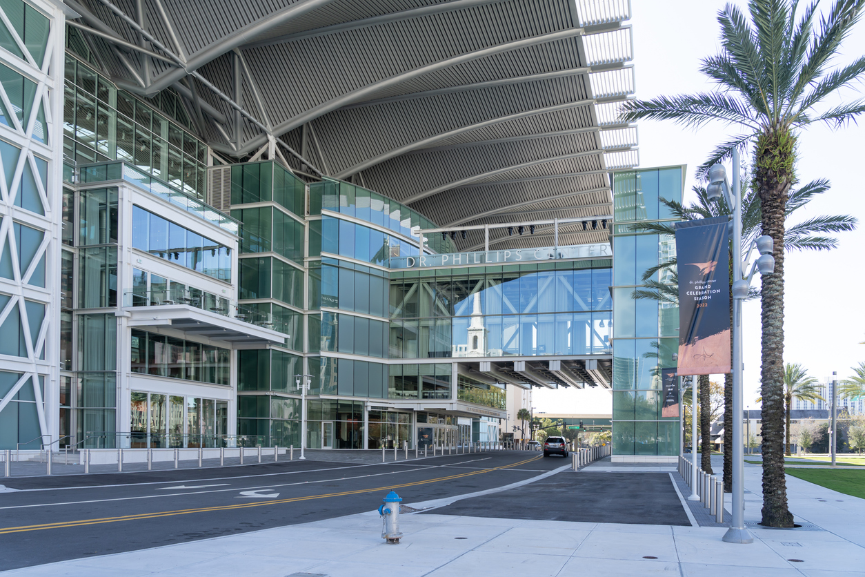 Dr. Phillips Center for the Performing Arts in downtown Orlando