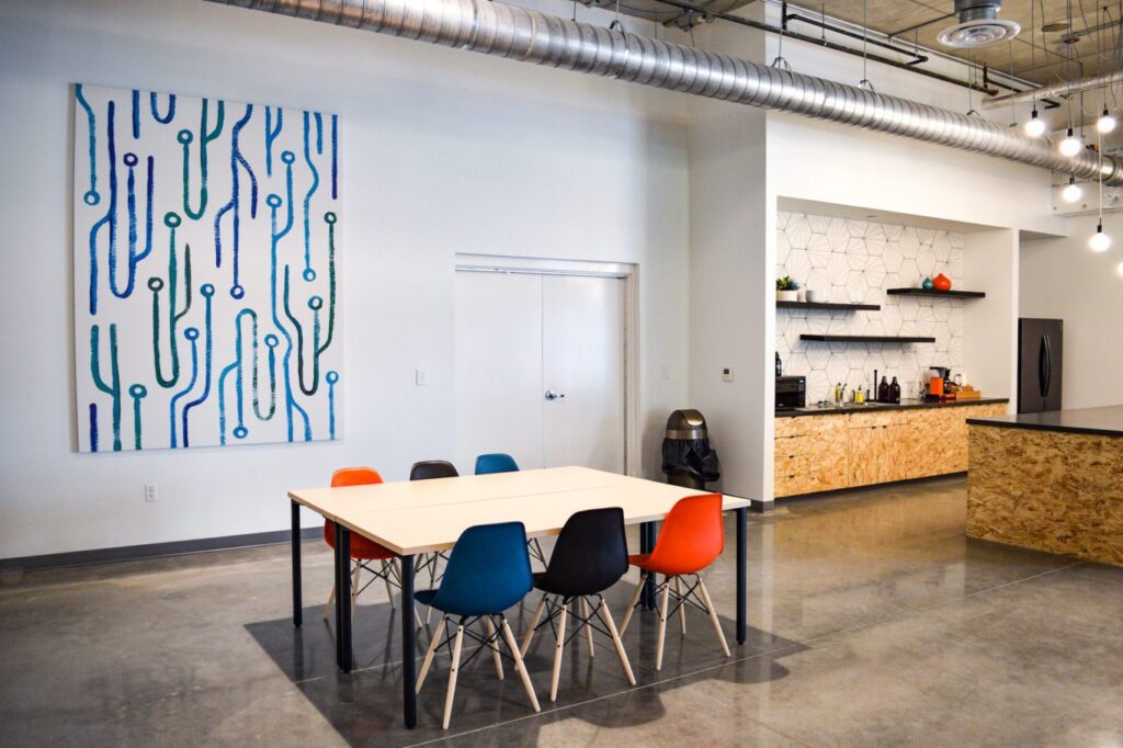 Startup founders working at the leAD Lake Nona Sports and Health Tech Accelerator