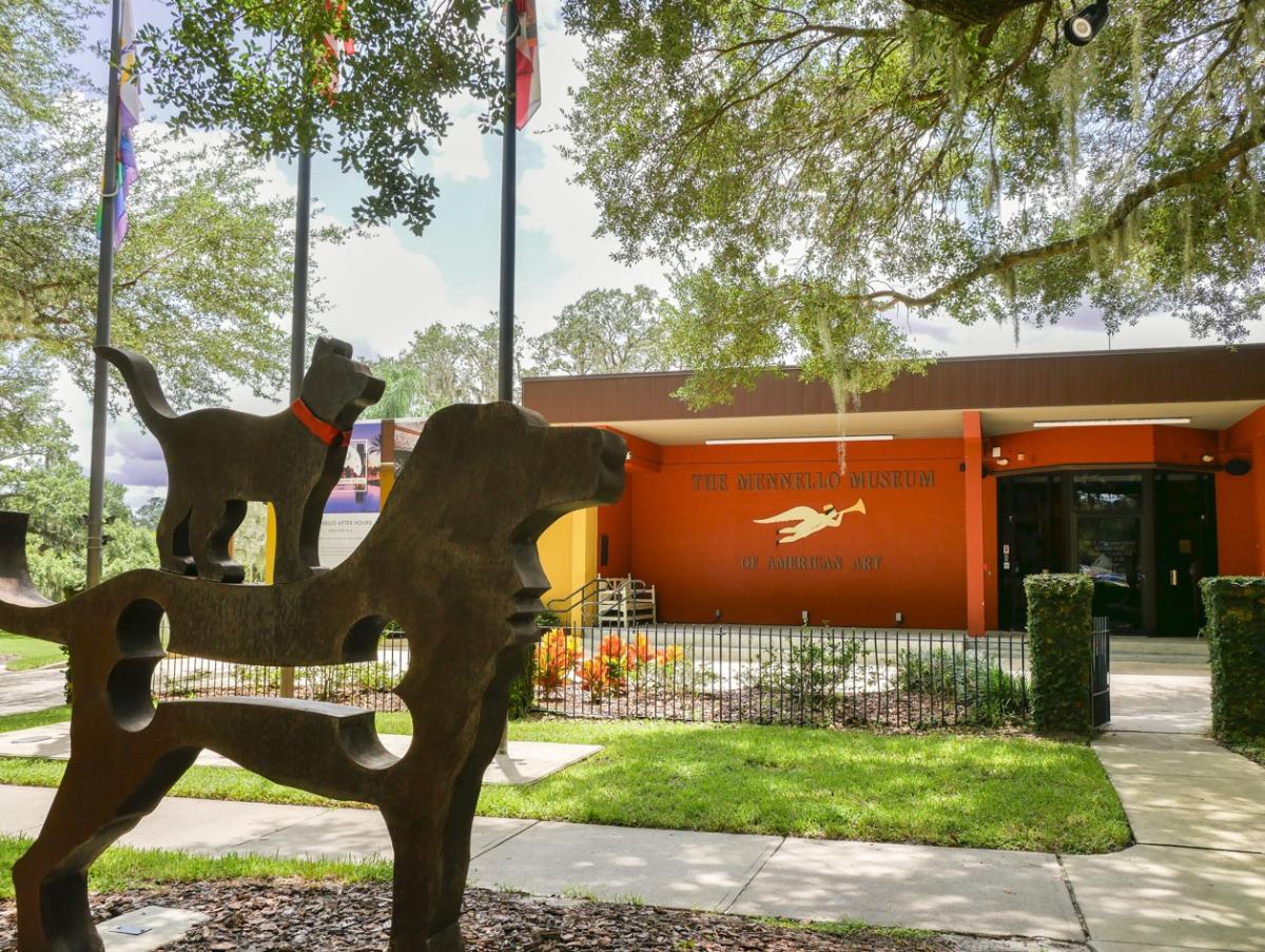 Mennello Museum of American Art on the shore of Lake Formosa, Orlando