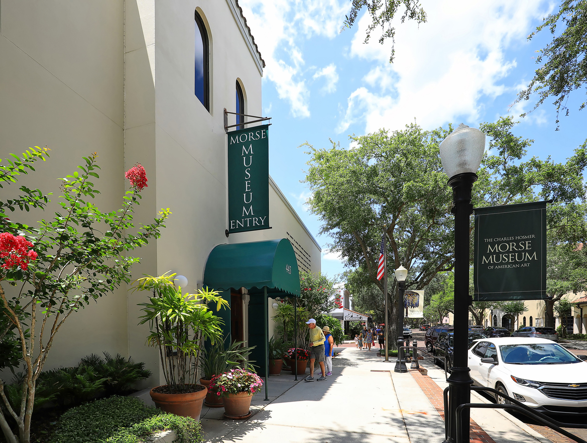 Charles Hosmer Morse Museum of American Art on Park Avenue, Winter Park