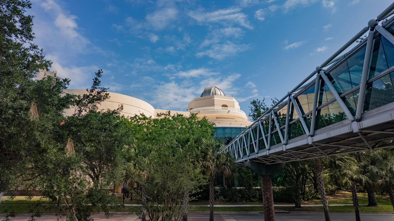 Orlando Science Center building in Loch Haven Park, Orlando