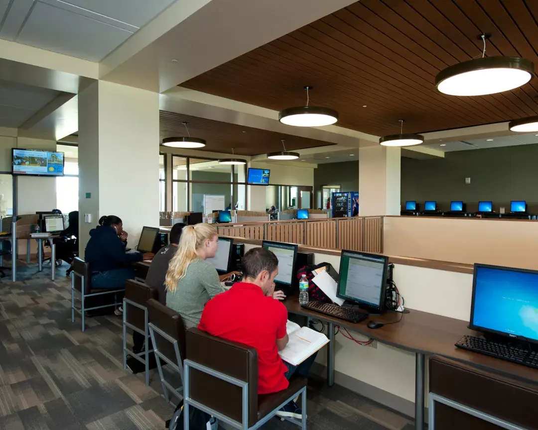 Library inside Valencia College Lake Nona Campus