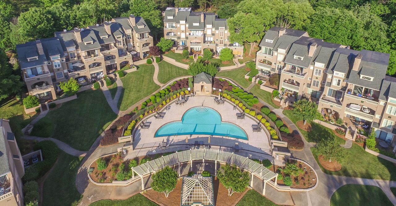 Waterfront condos on Lake Norman