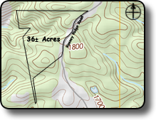 Mountain Land For Sale in Brushy Mountains
