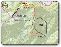 Land With Large Timber in Wilkes County NC