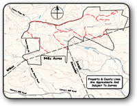 Large tract for sale in the Brushy Mountains in Wilkes County NC.