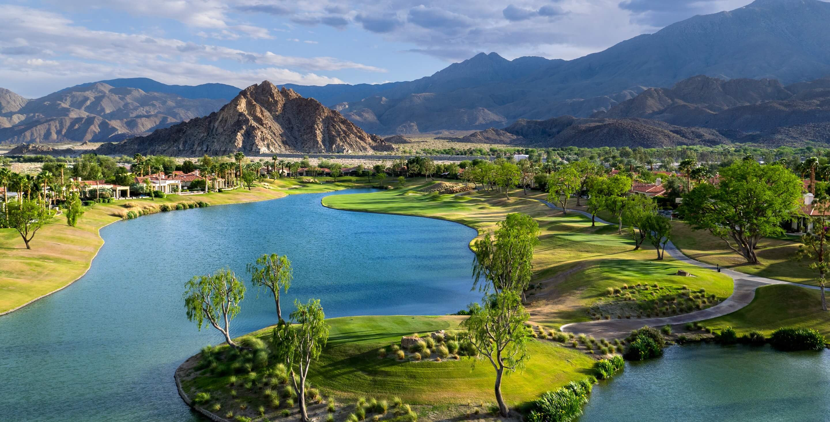 La Quinta desert landscape with Santa Rosa Mountains