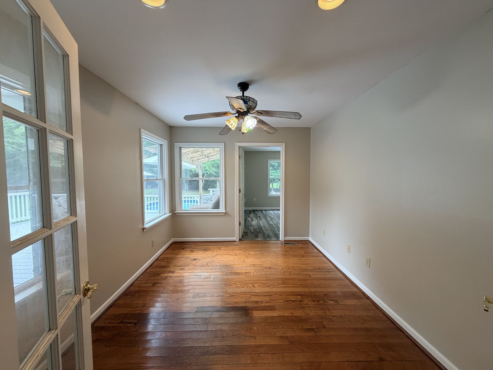 10002 Buckskin Trail, Gloucester VA - Room with French doors to the deck
