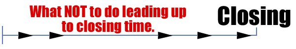 What not to do before closing on a home