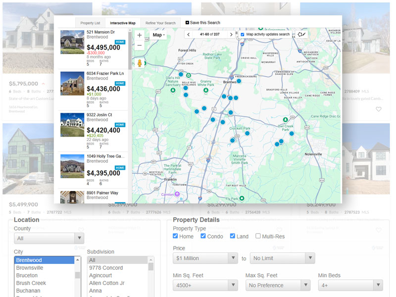 Home Search