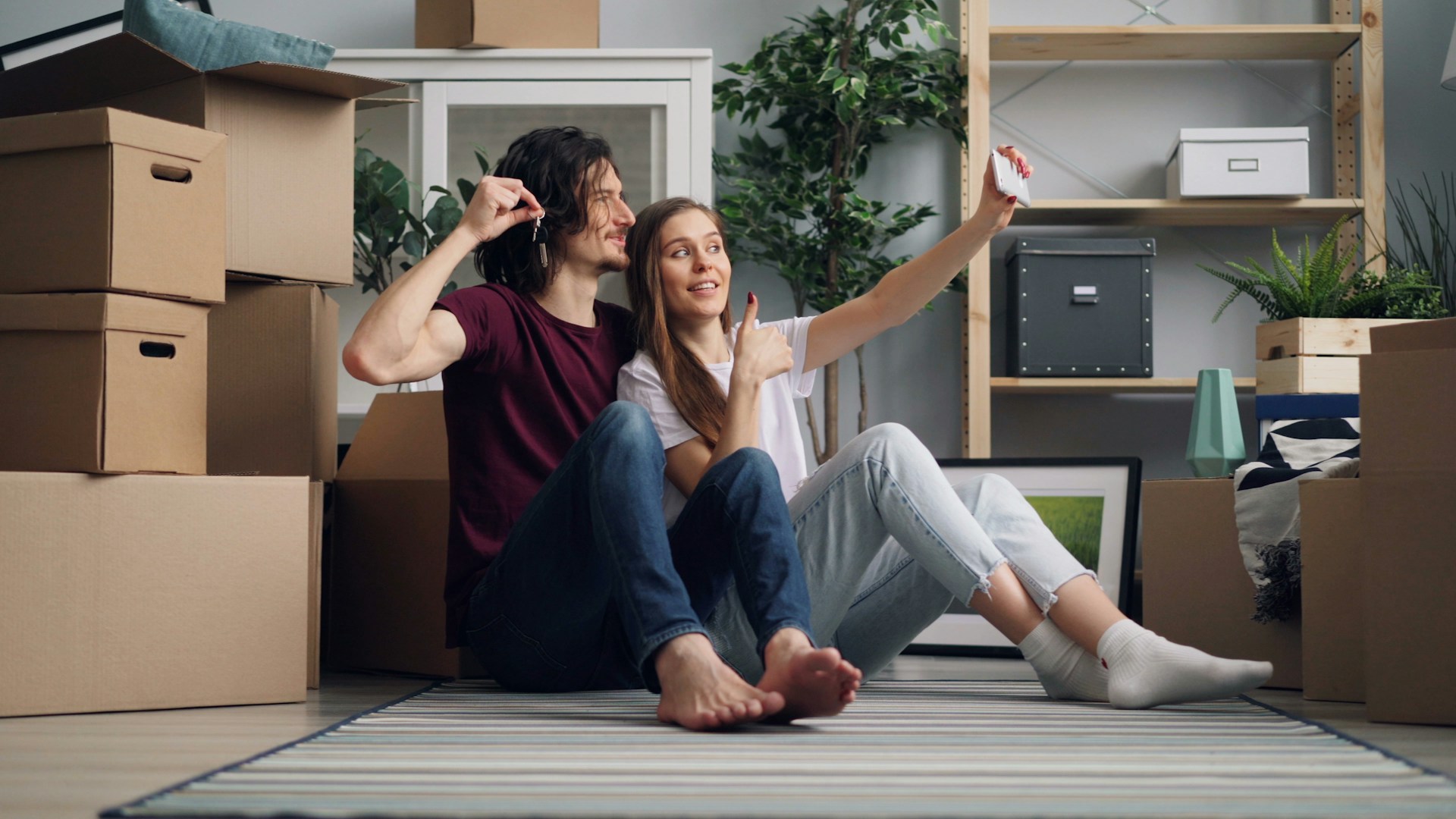 Happy Couple get their Dream Home