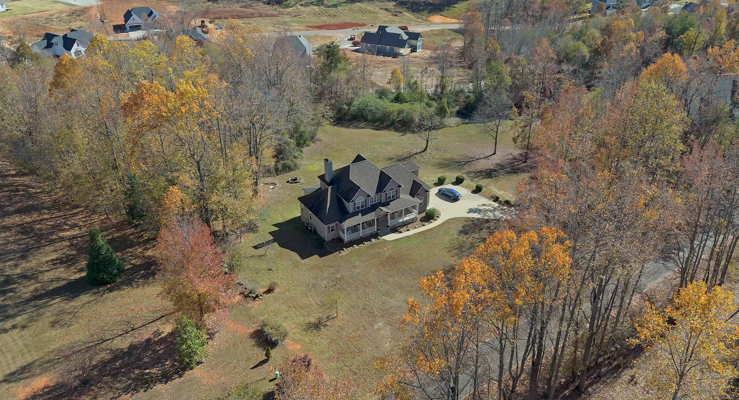 80 Upcountry Ln, Travelers Rest SC Aerial Photo