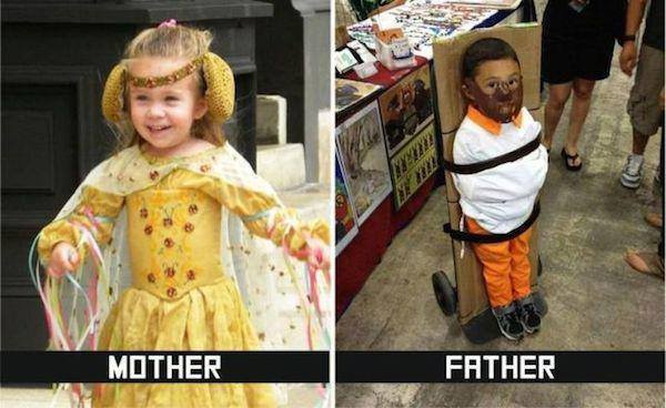 Moms vs dads - Happy Fathers Day