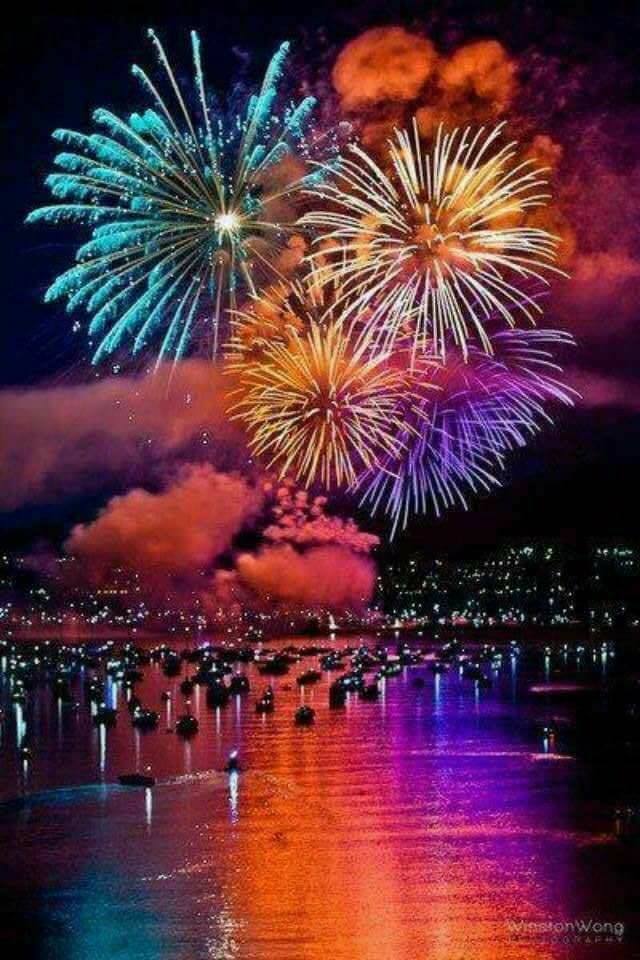 Fireworks Over the Lake in Lake Havasu City