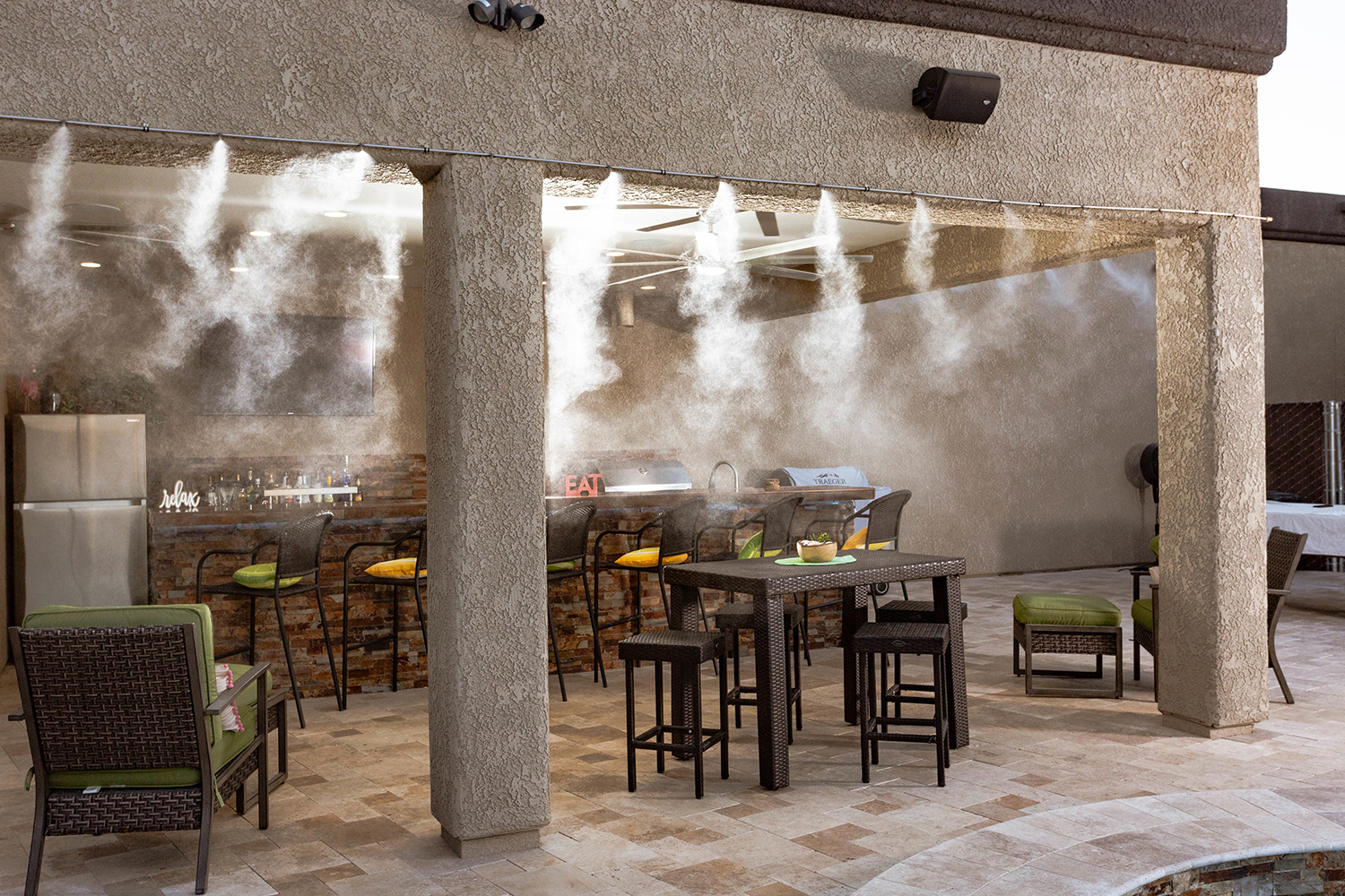 London Fog Outdoor Cooling Systems
