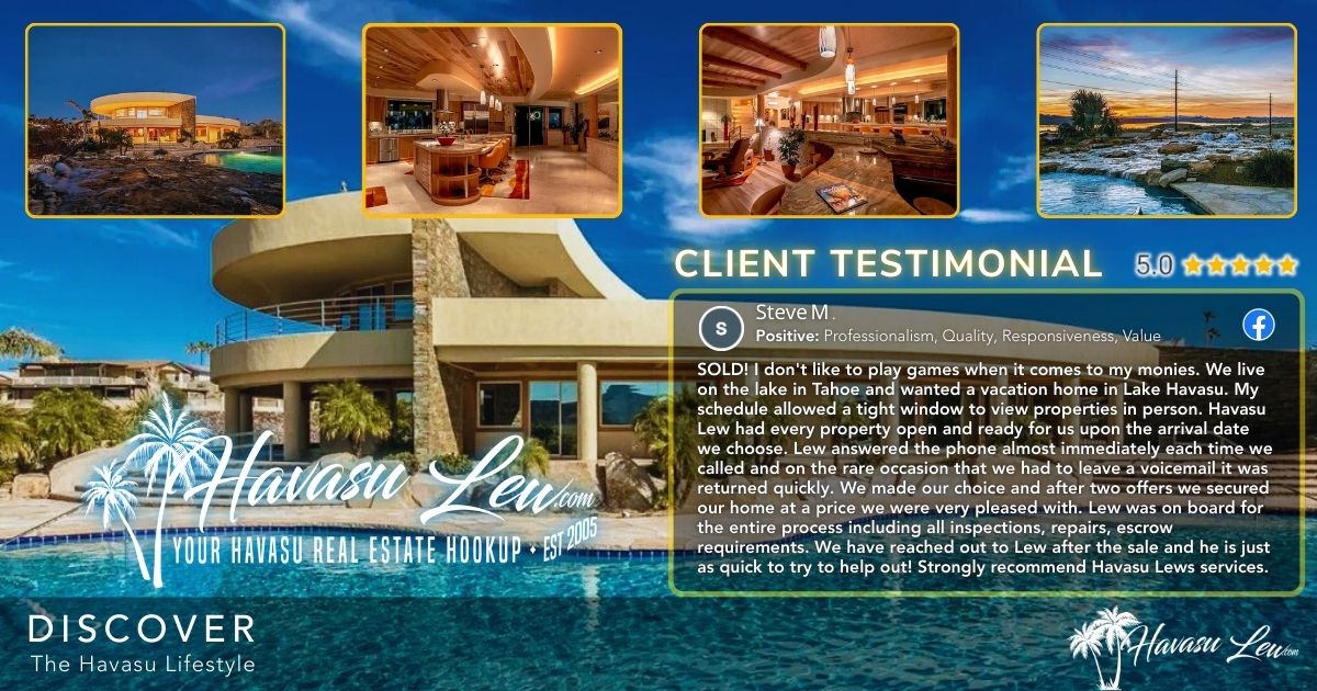 Lake Havasu home buyer review