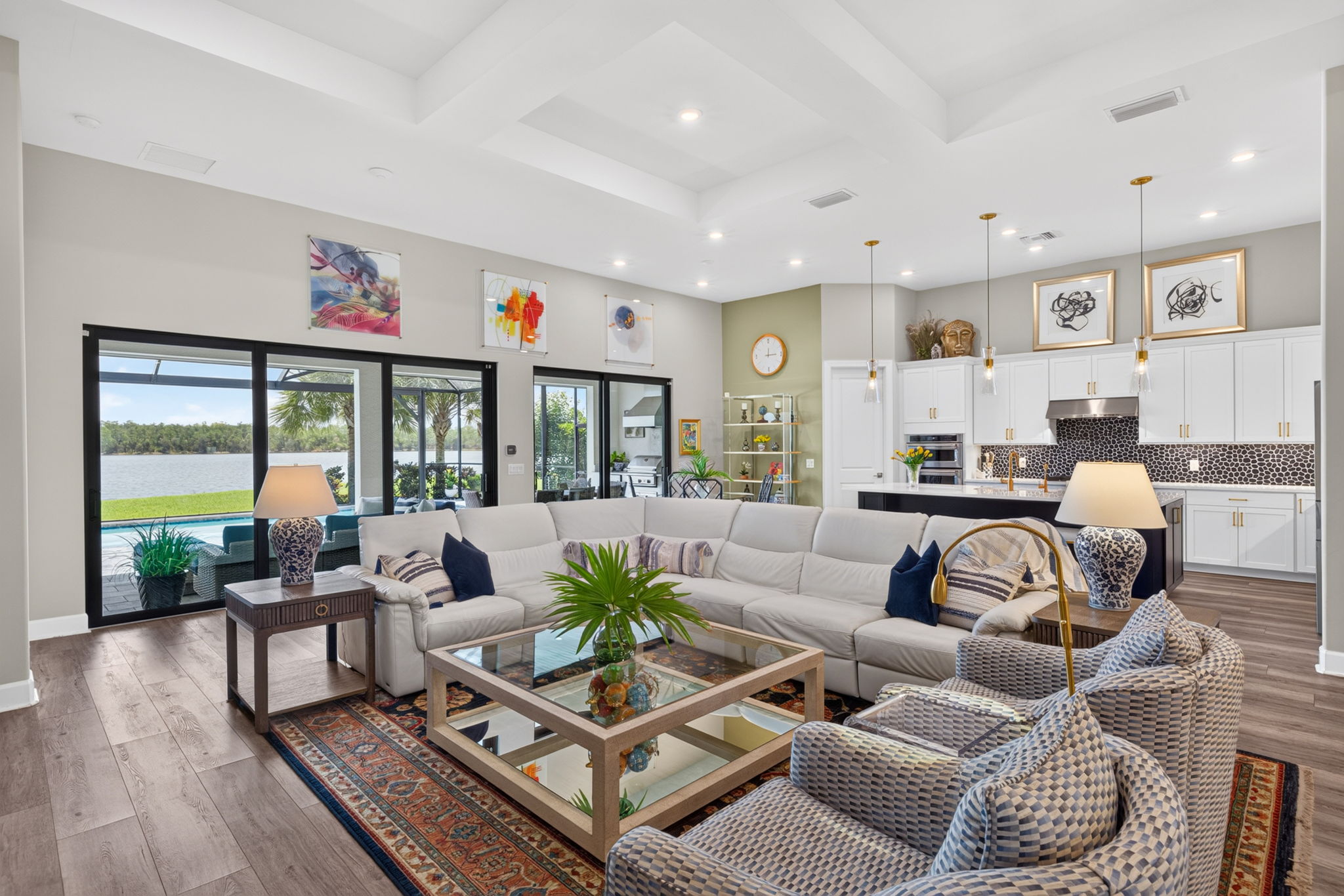 Staged and styled home for sale in Bonita Springs Florida