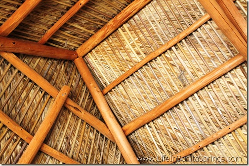 Interior Seminole Chickee Hut Roof