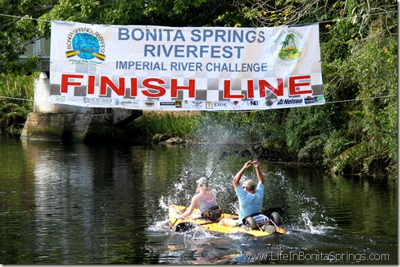 Crossing the Finish Line at Riverfest