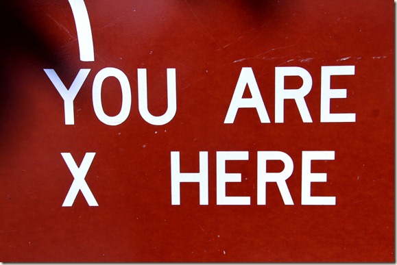 You Are Here Sign