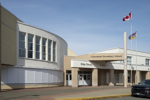 Claremont Secondary School in Cordova Bay, Saanich, British Columbia