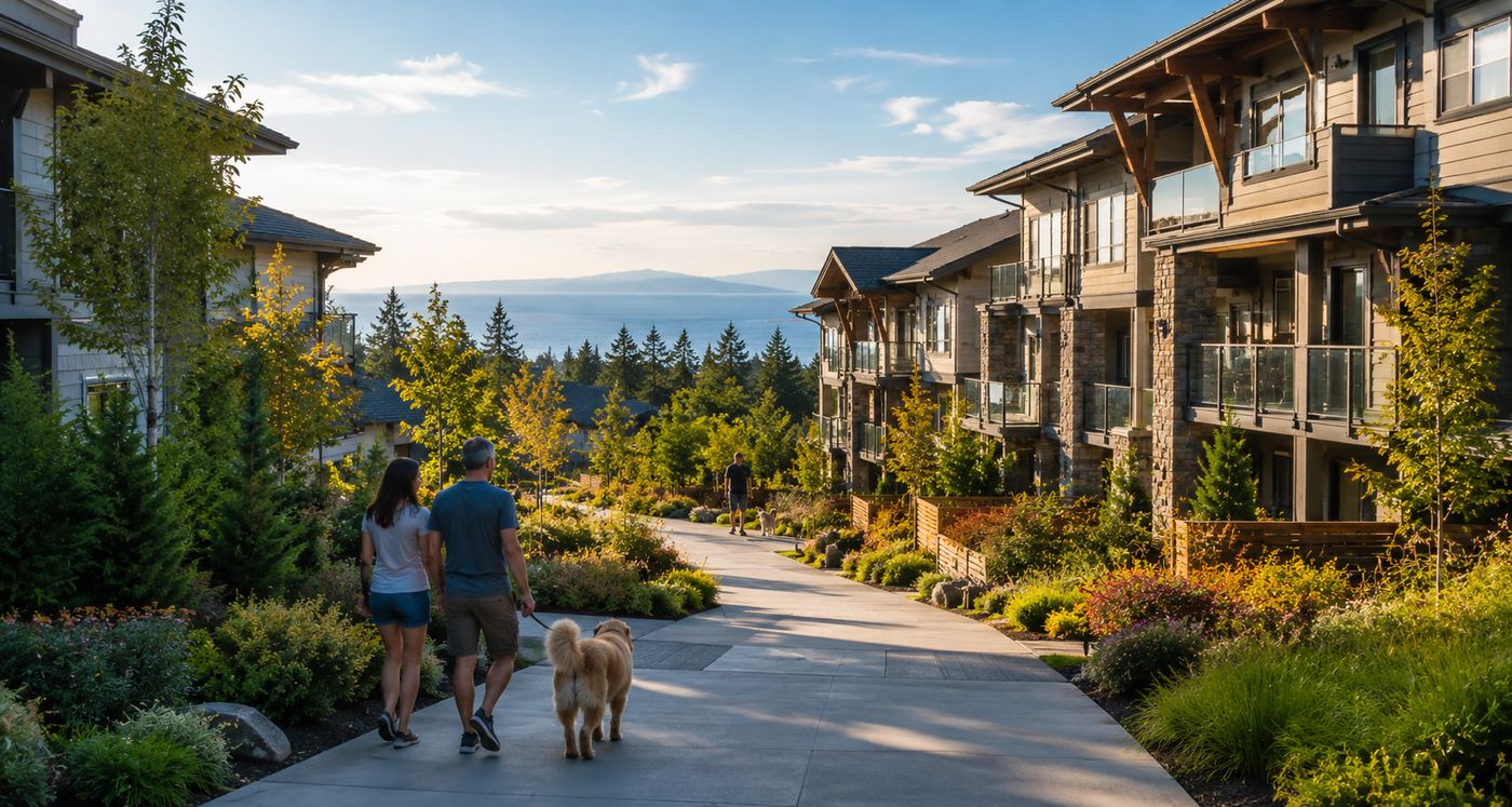 Colwood pet friendly condos and townhomes for sale in Colwood BC