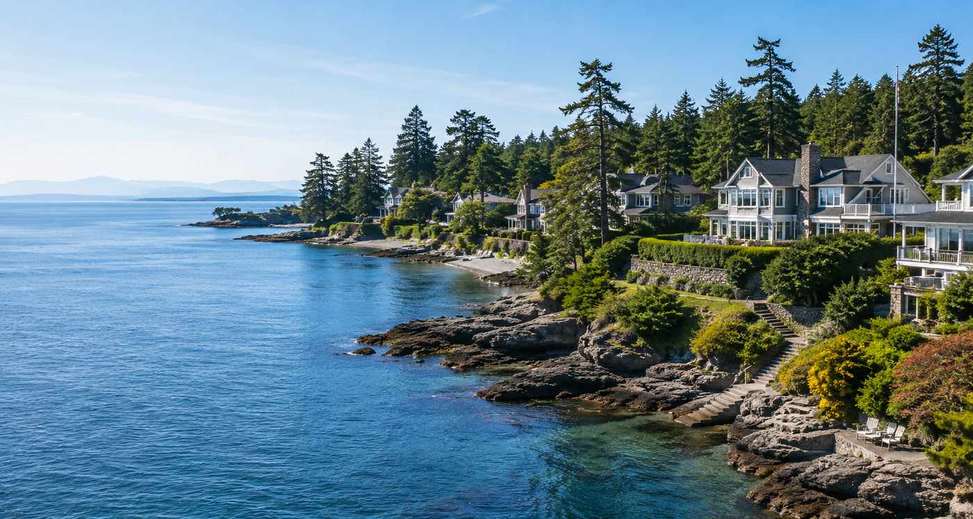 Saanich Peninsula waterfront homes for sale