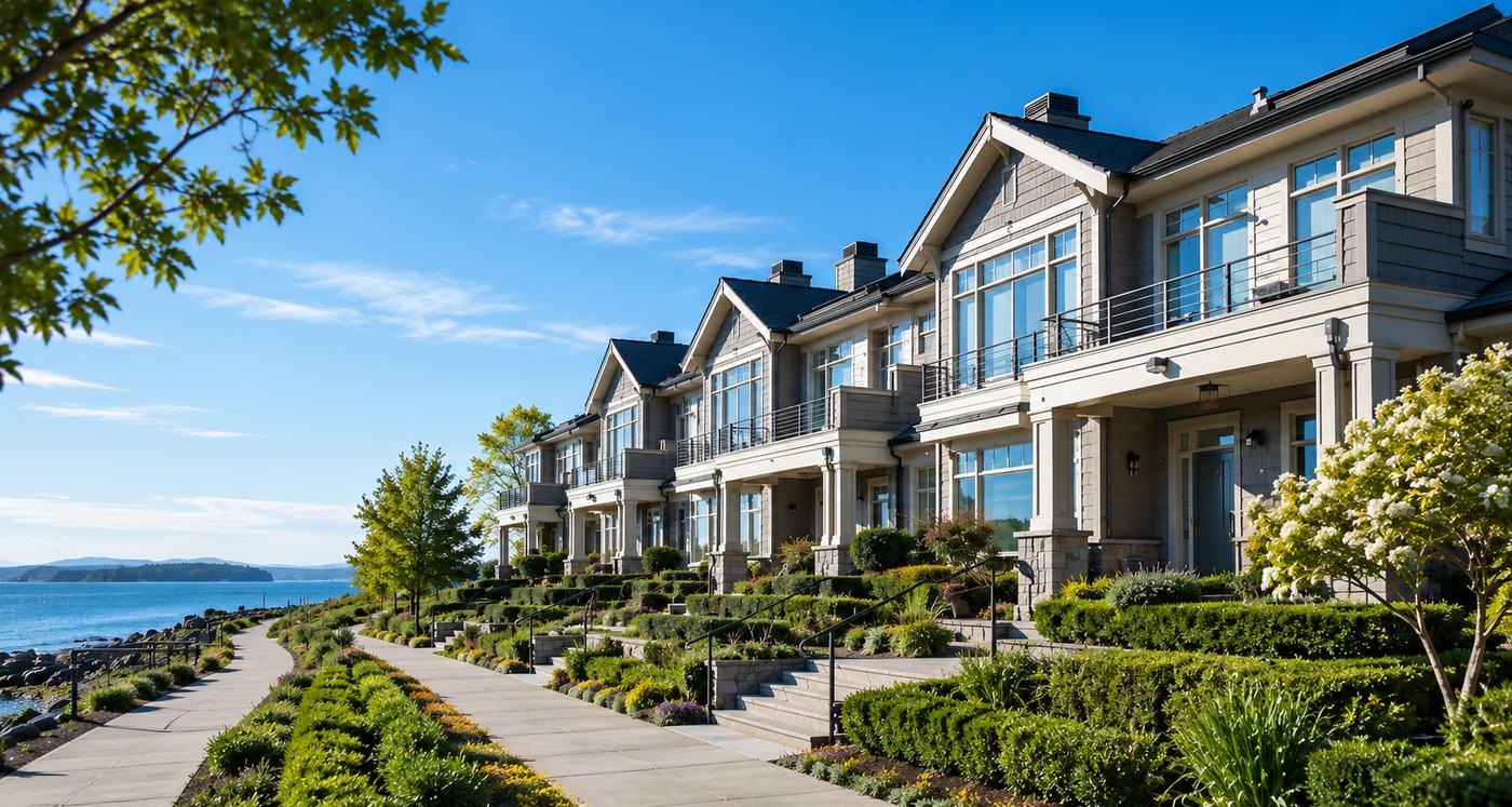 Sidney townhomes for sale and townhouse MLS listings in Sidney BC