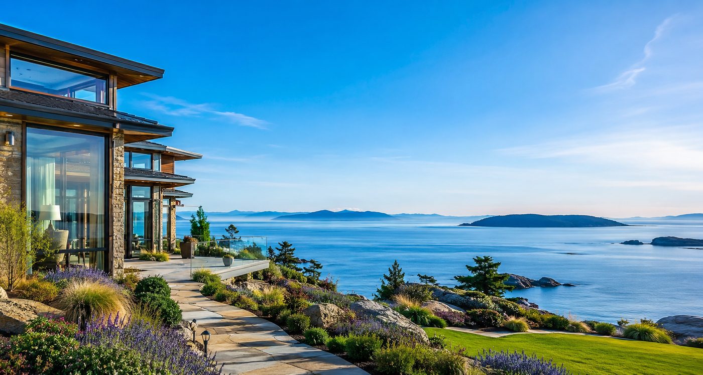 Sidney view homes for sale and ocean view MLS listings in Sidney BC