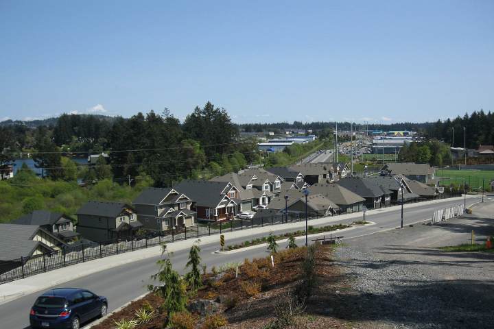 Newer houses in Westhills, Langford