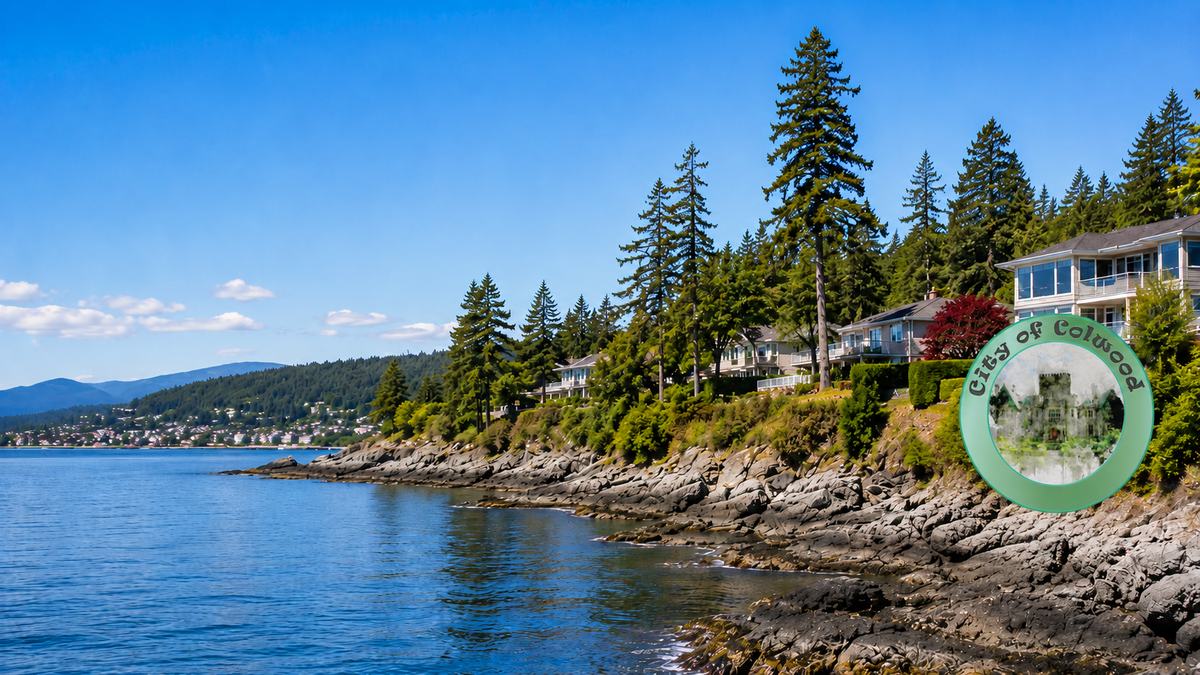 Colwood neighbourhood guide with homes and coastal scenery in Colwood BC