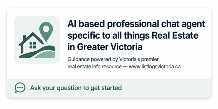 AI Greater Victoria Real Estate Adviser for local real estate, neighbourhood and property questions
