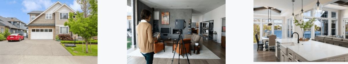 Real estate photography and marketing examples