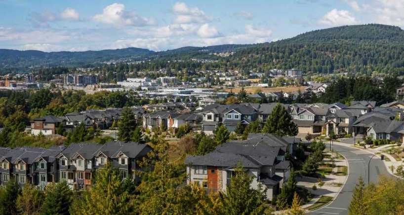 Langford homes, part of the Spencer Middle School catchment area