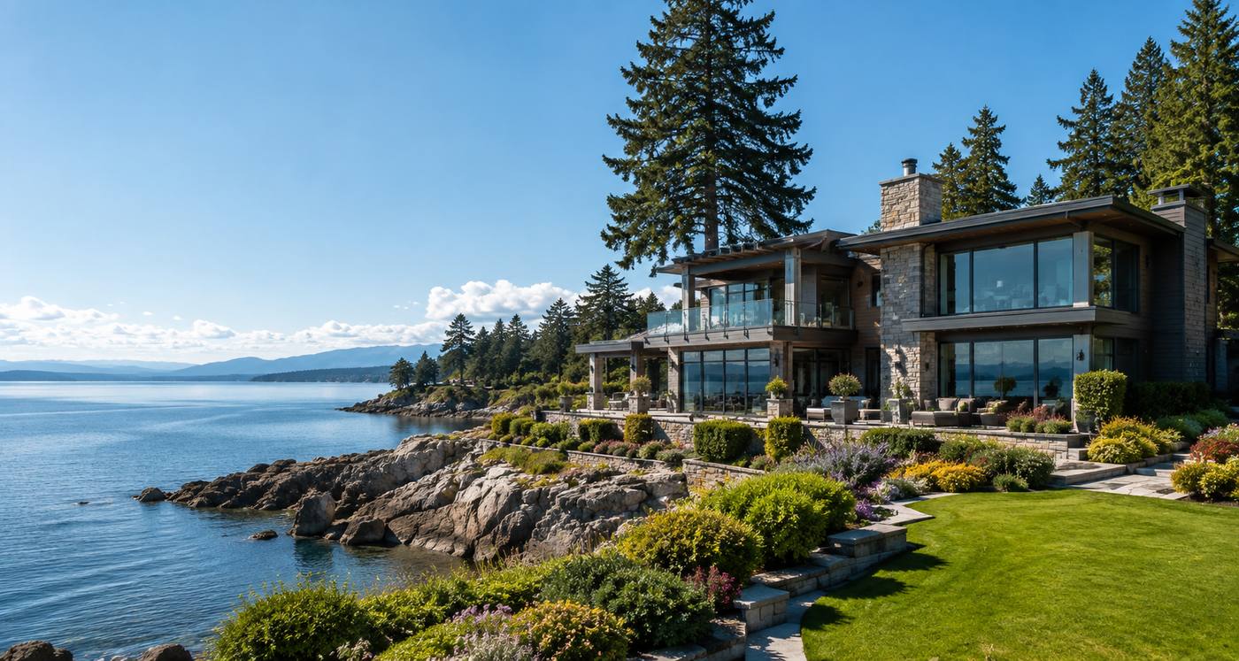 Central Saanich waterfront homes for sale