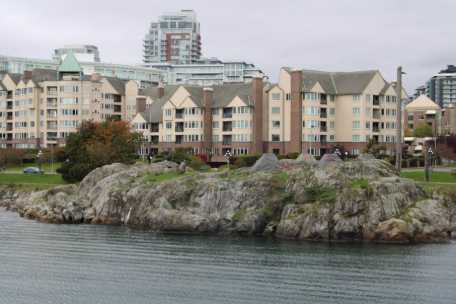 Songhees Point on the Vic West waterfront in Victoria BC