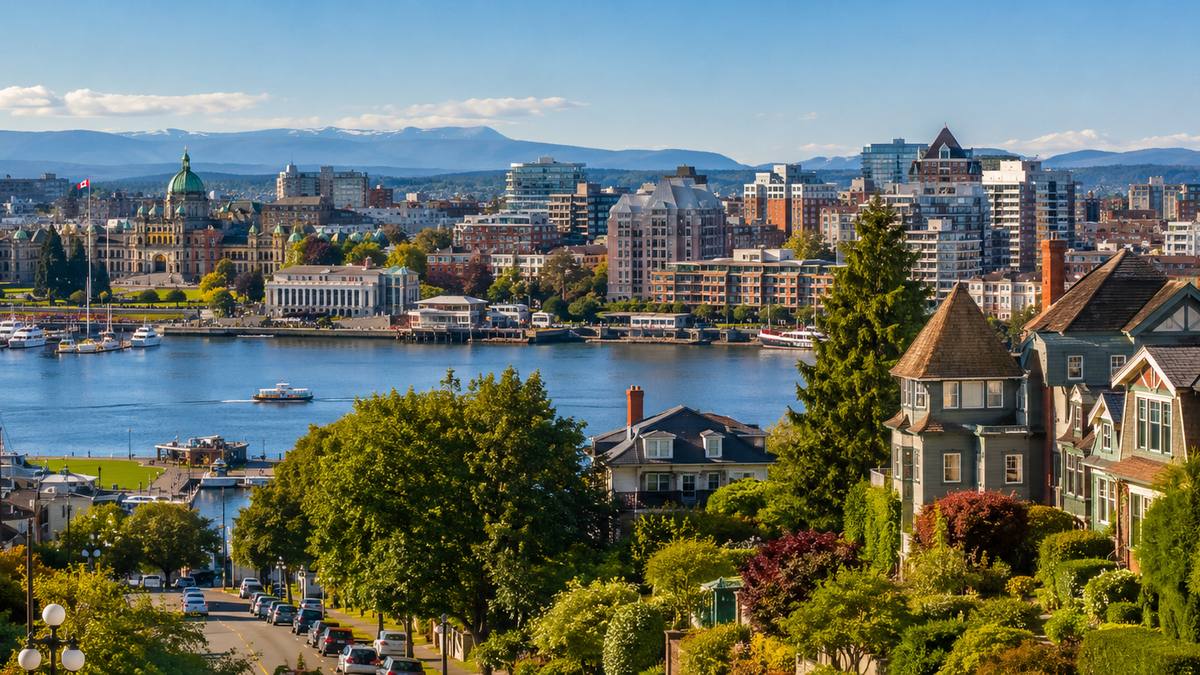 Greater Victoria single-family homes for sale with residential neighbourhoods, ocean, hills, and established communities