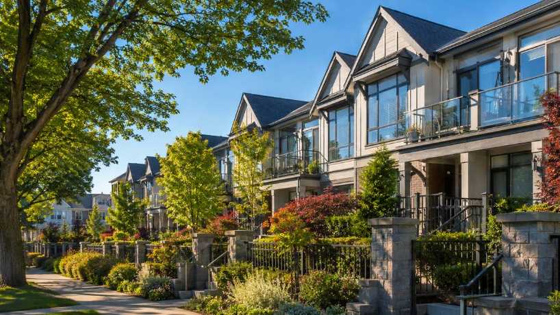 City of Victoria BC townhomes for sale with modern row homes, heritage-style townhouses and urban infill residences