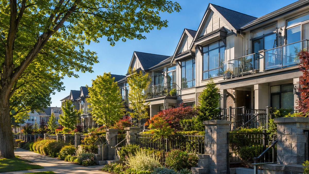 City of Victoria BC townhomes for sale with modern row homes, heritage-style townhouses and urban infill residences