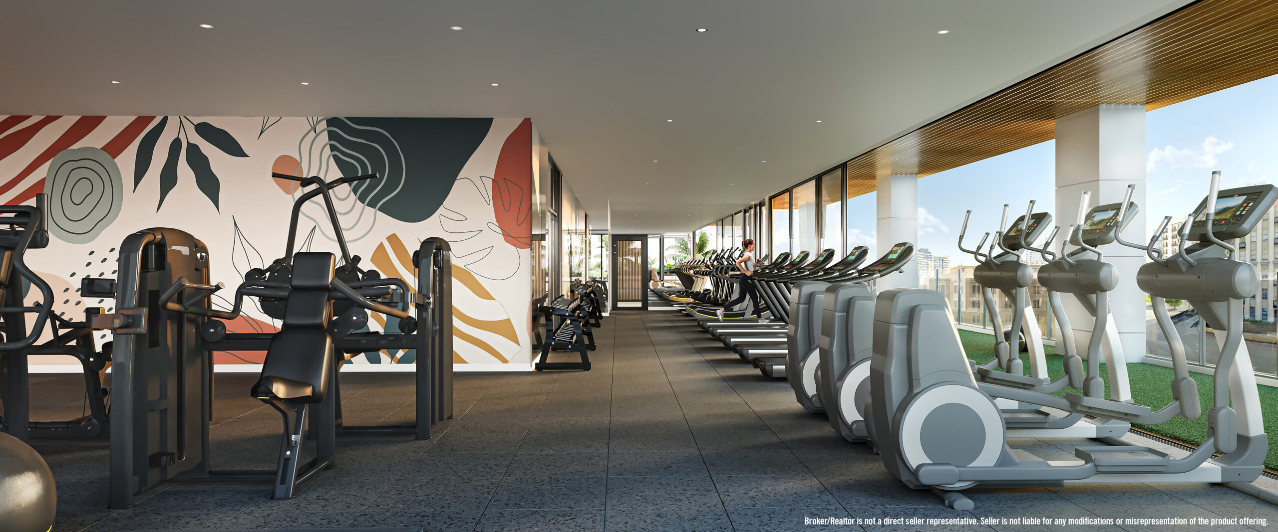 image of fitness center (gym) at Andia condos by Bosa