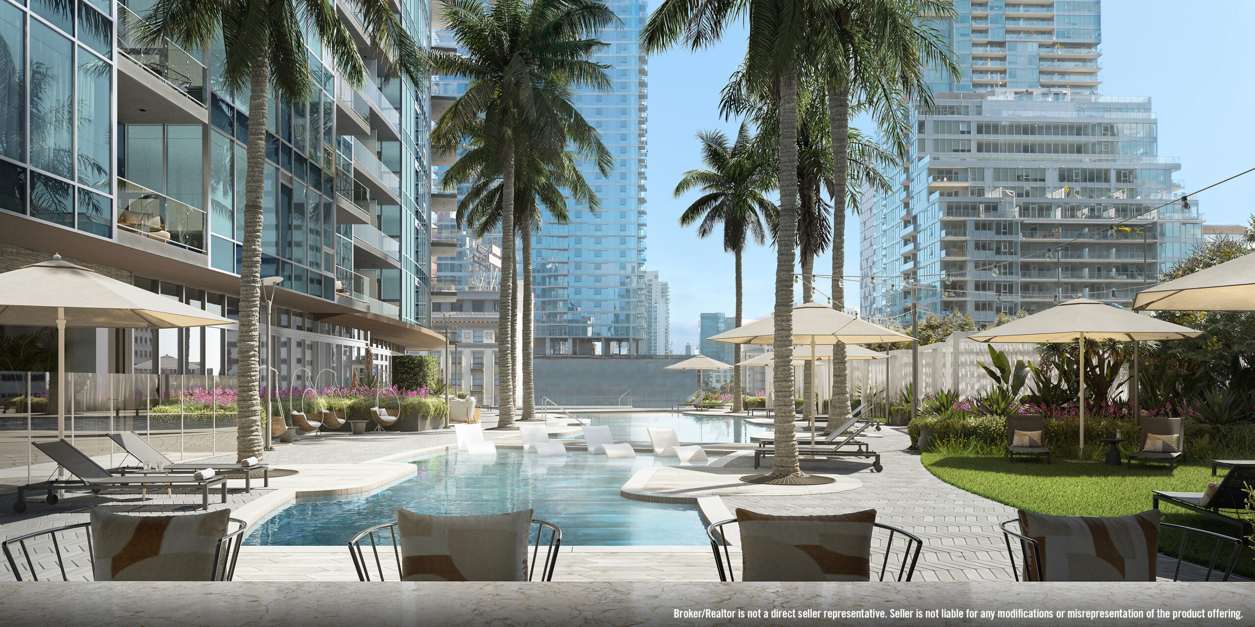 Andia condos pool image downtown San Diego
