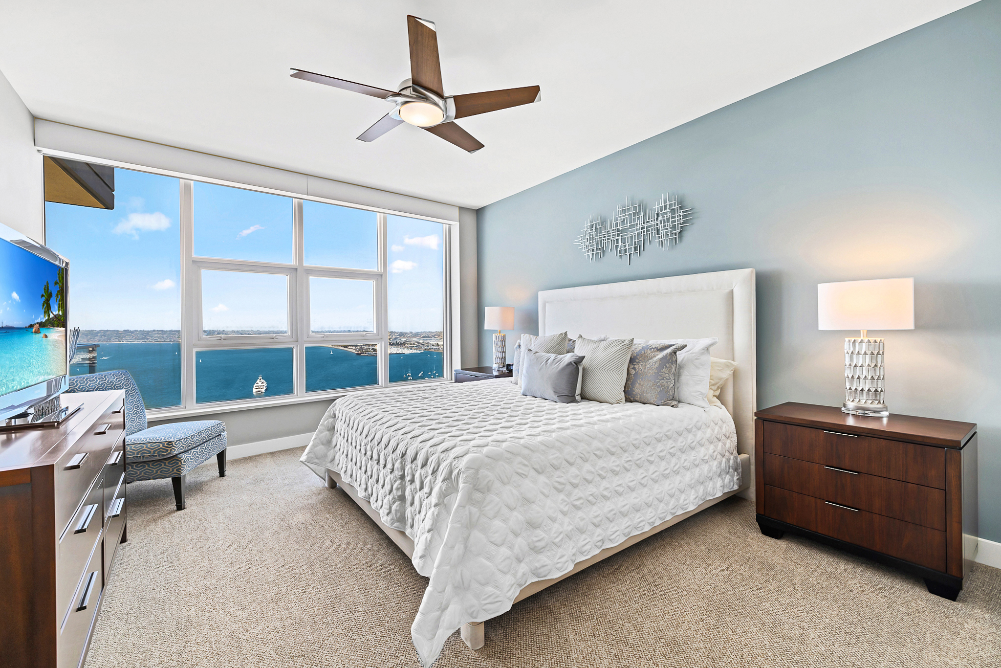 bedroom views from bayside condos