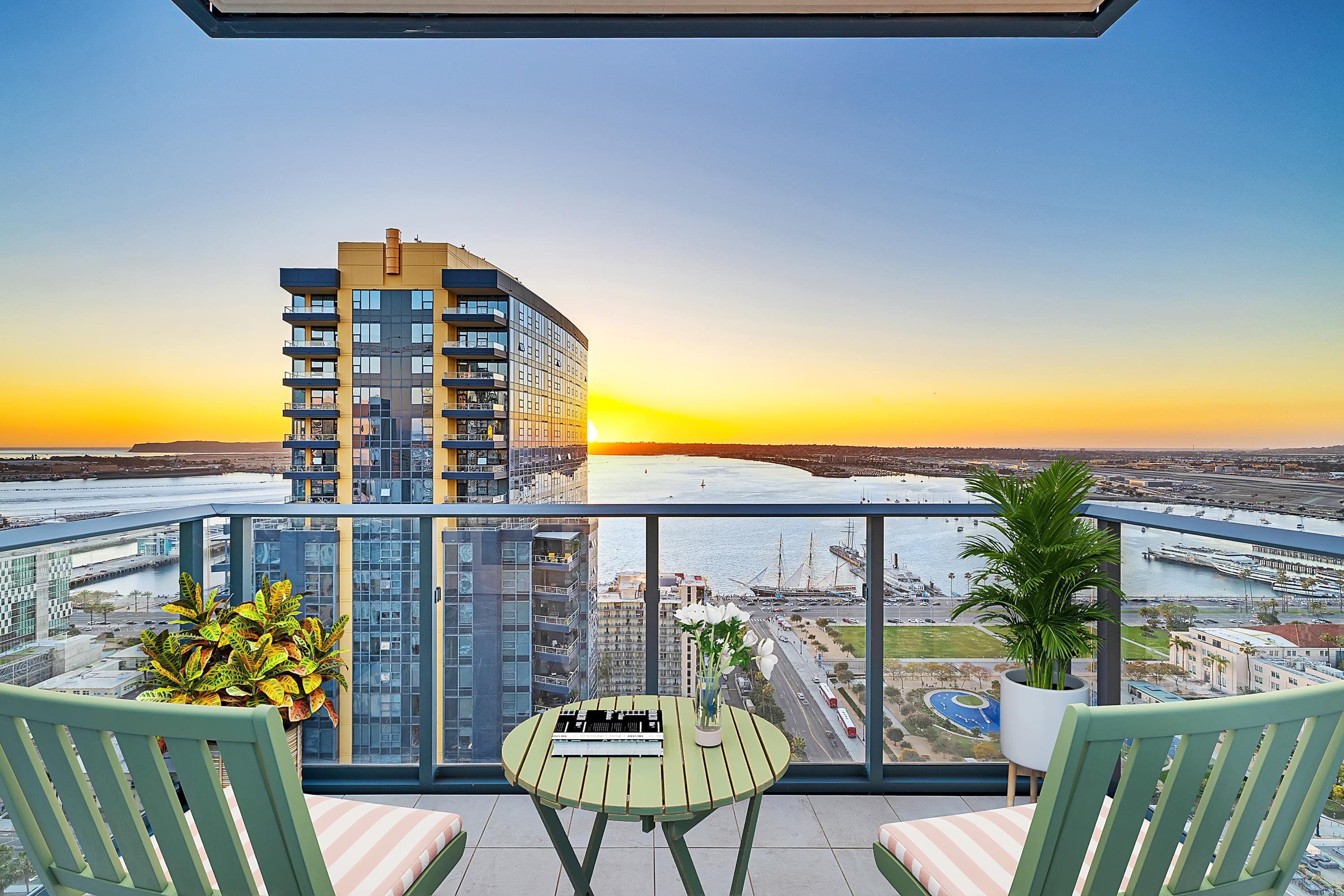 Bay Views from Savina Condos in Downtown San Diego