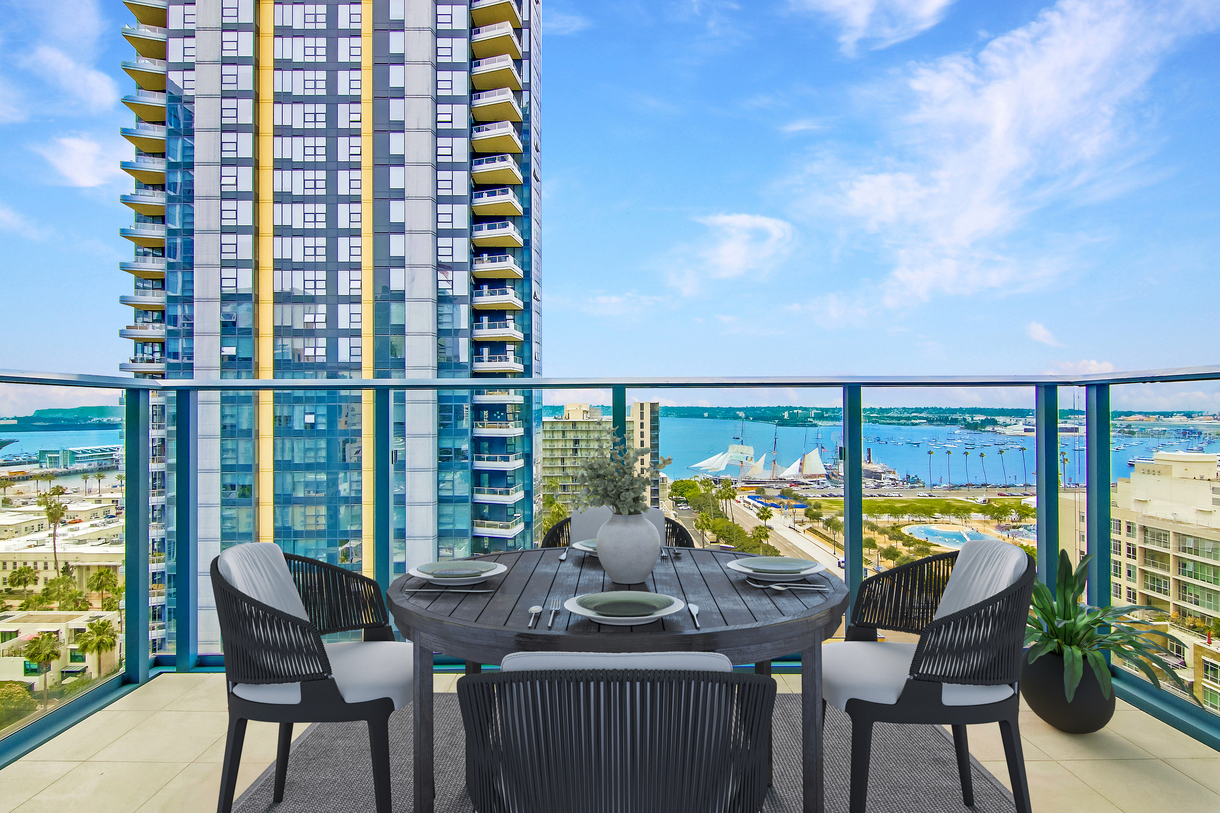 Savina Condos Views of the Bay