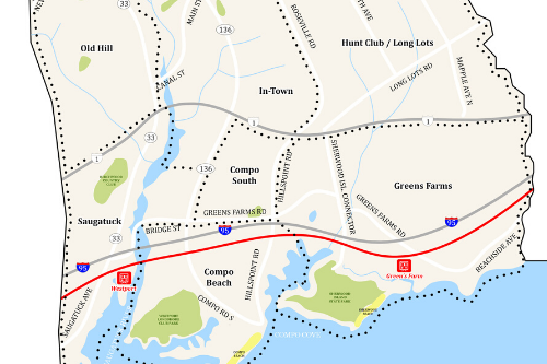 Search Westport by Neighborhood