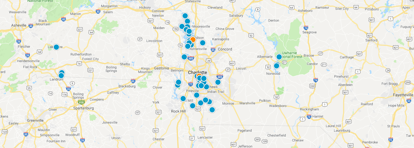Interactive Map Search