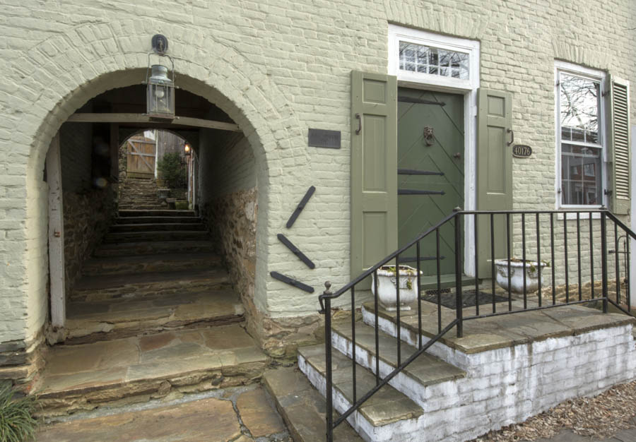 The circa 1763 Arch House in Waterford Virginia
