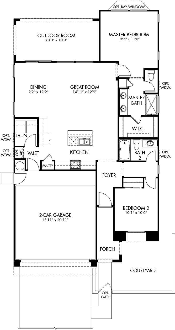 Staccato floor plan