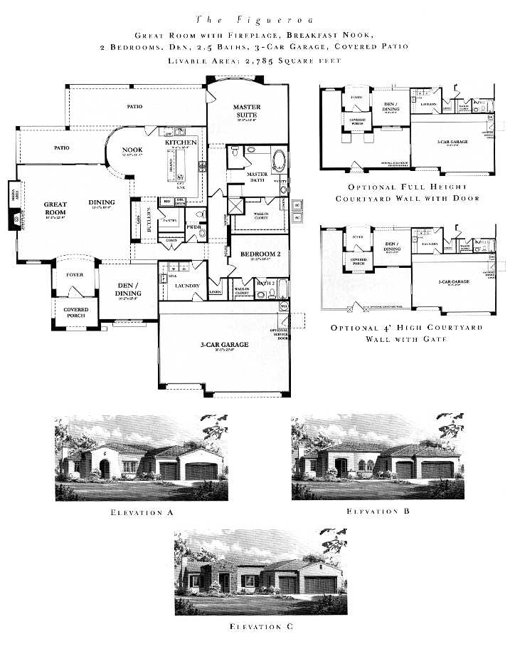 Figueroa Floor Plan Figueroa Model Corte Bella